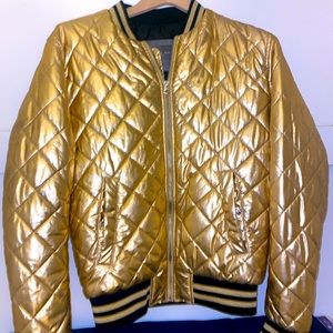 Zara man gold jacket